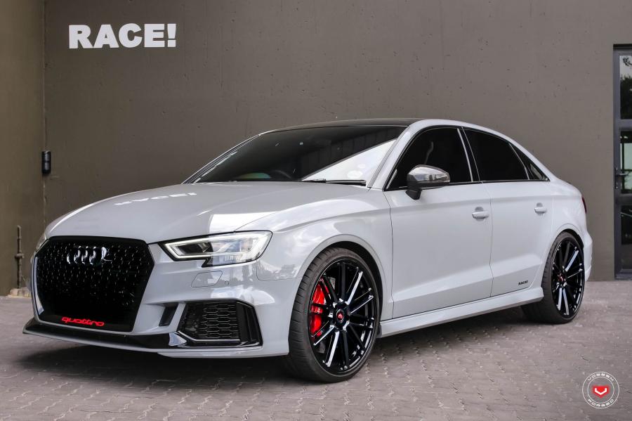  Audi RS3 Sedan by RACE! on Vossen Wheels (VPS-307) 2019 года  (фото 1 из 16)